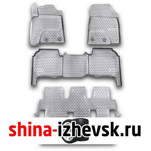 Коврик Autofamily коврик в салон полиуретановый черный для TOYOTALand Cruiser 200 рестайлинг 2012-2015 в Ижевске